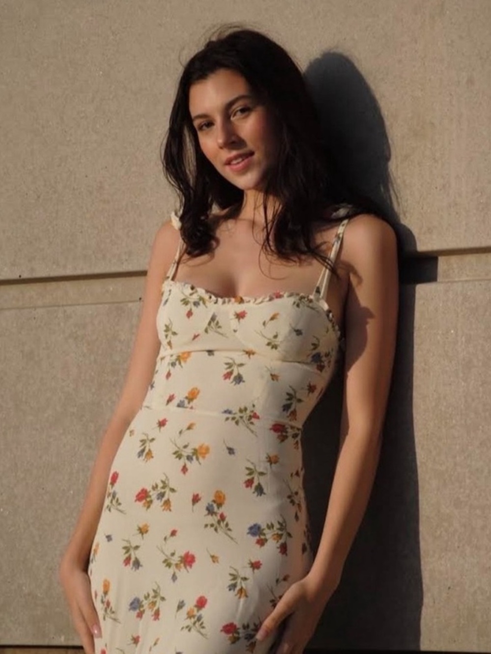 Reformation Nikita Floral Noemi Midi Dress